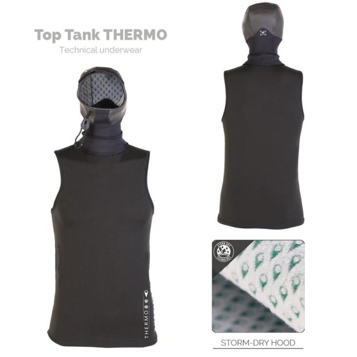 Top thermo avec cagoule