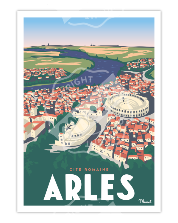 Affiche ARLES CITE ROMAINE
