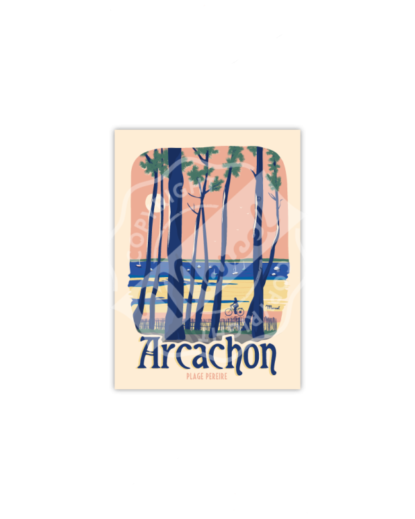 Carte postale MARCEL ARCACHON Plage Pereire