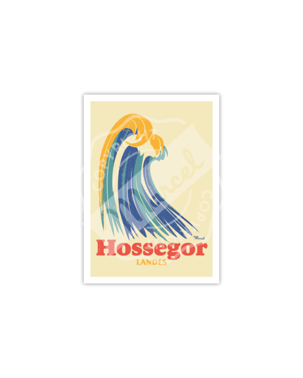 Carte postale MARCEL HOSSEGOR Big Wave