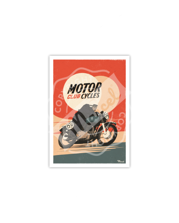 Carte postale MARCEL MOTORCYCLES