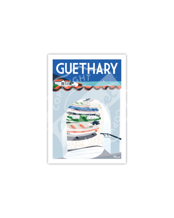 Carte postale MARCEL GUETHARY Le Port