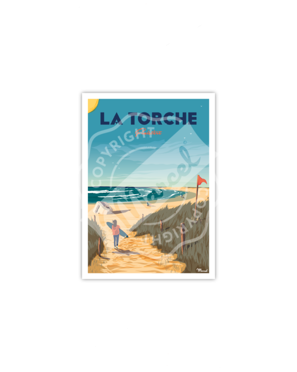Carte postale MARCEL LA TORCHE Finistère