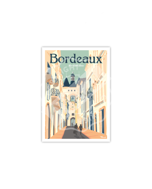 Carte postale MARCEL Bordeaux Rue Saint-James