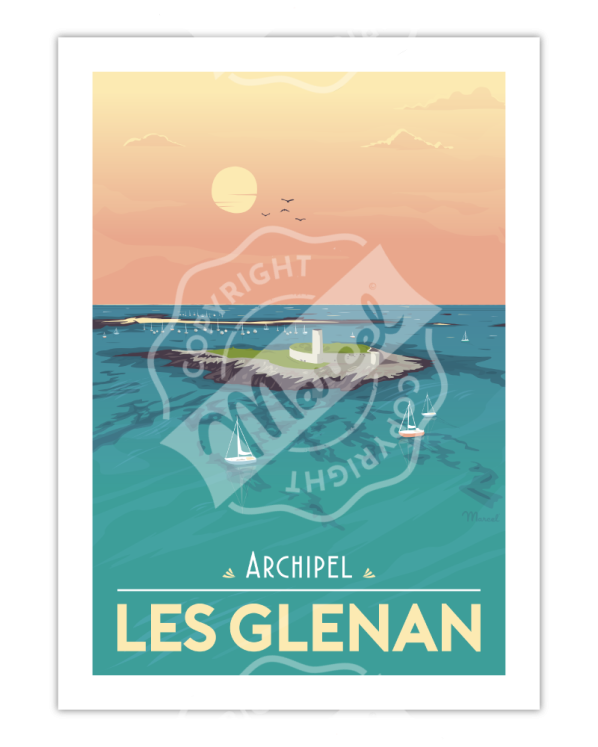 Affiche  Archipel Les Glenan