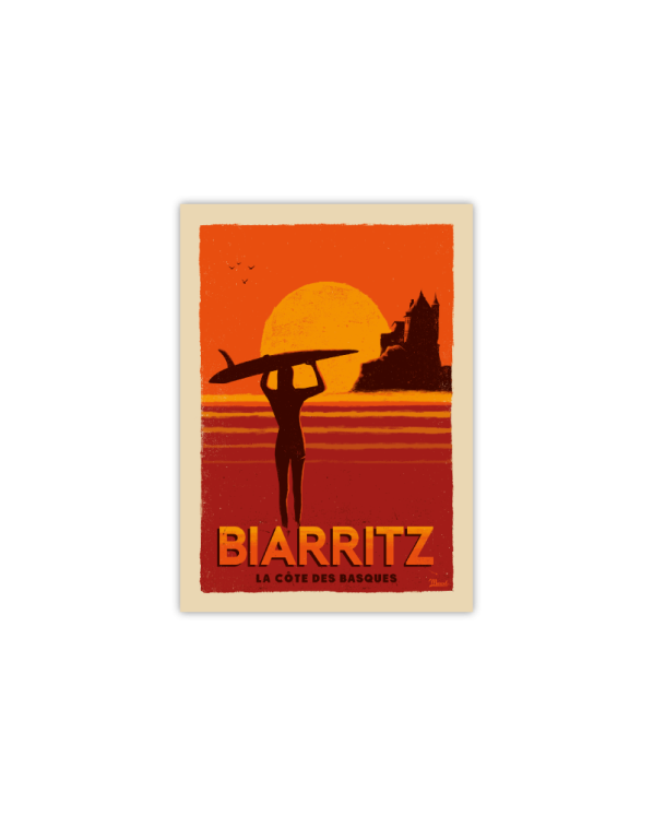 Carte postale MARCEL Biarritz La Côte des Basques