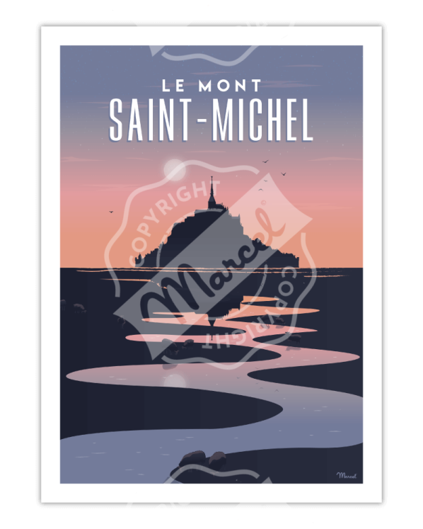Affiche  Le Mont Saint-Michel