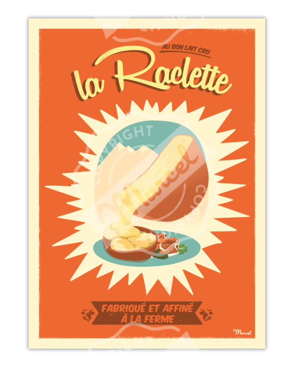 Affiche MARCEL La Raclette