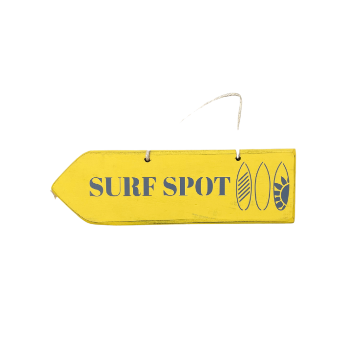 Pancarte bois SURF SPOT