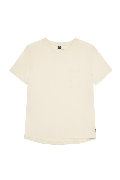 T-SHIRT PICTURE EXEE POCKET WOOD ASH