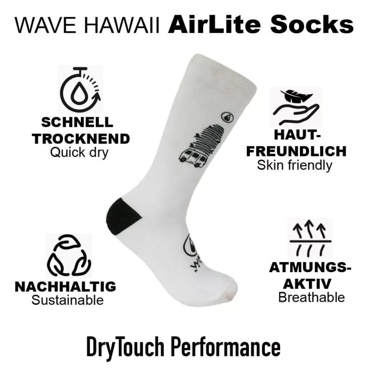 Chaussettes WAVE HAWAII AirLite DryTouch - VAN SURF