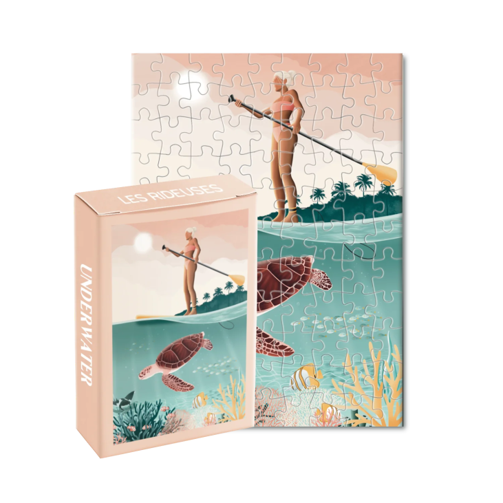 Mini Puzzle Underwater, 99 pièces - LES RIDEUSES