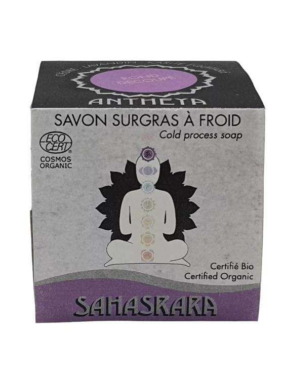 Sahasrara savon surgras à froid certifié Bio Cosmos Organic - Tous types de peaux - ANTHEYA