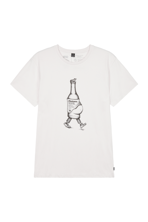 T-SHIRT PICTURE D&S BEER BELLY NATURAL WHITE