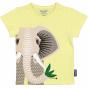 T-shirt manches courtes coq en pâte - vert clair - éléphant