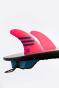 Dérives Surf Feather Fins - ULTRALIGHT EPOXY HC PINK - DUAL TAB