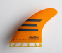 Feather fins - ULTRALIGHT EPOXY HC Orange  - FUTURE